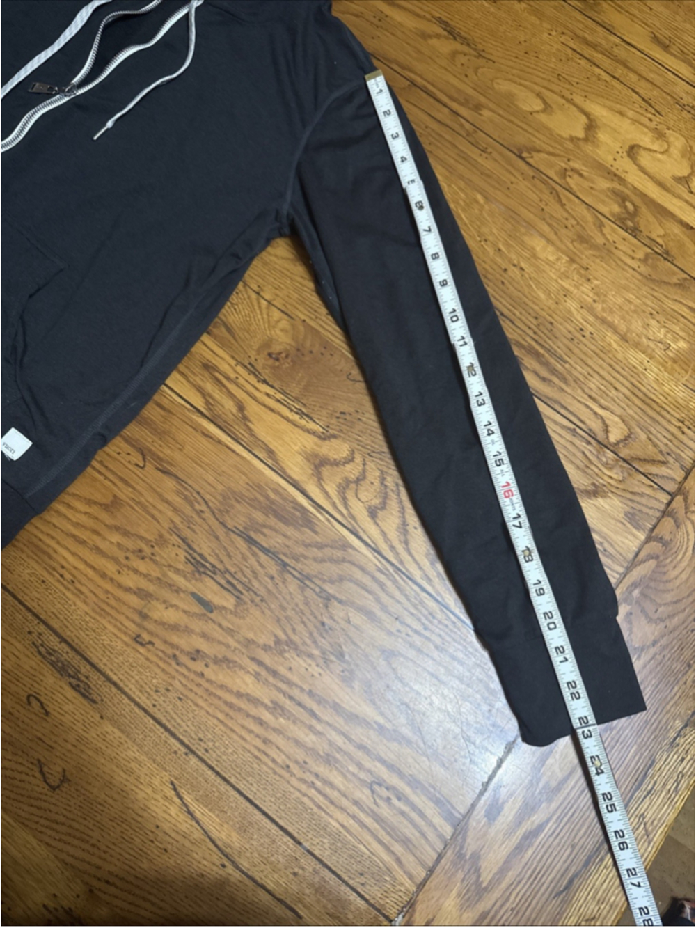 Vuori Performance Hoodie Black Heather Lg. Womens Q13 - Picture 7 of 8